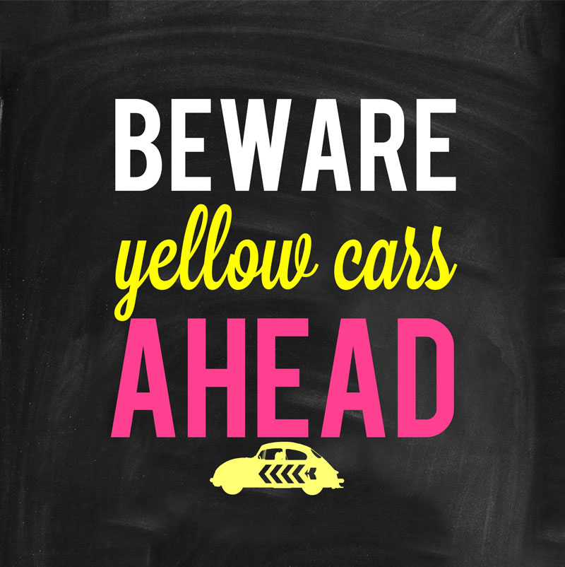 Are you co-parenting after a divorce or separation?  Well watch out for those ‘Yellow Cars’!