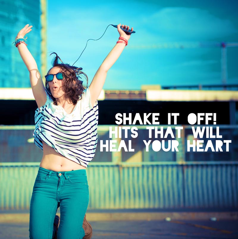 Shake it off! Hits to heal a broken heart
